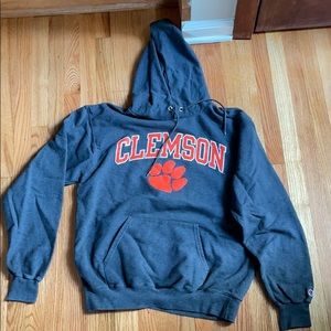 Clemson University Champion hooded sweatshirt
